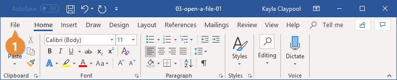 Open a PDF for Editing