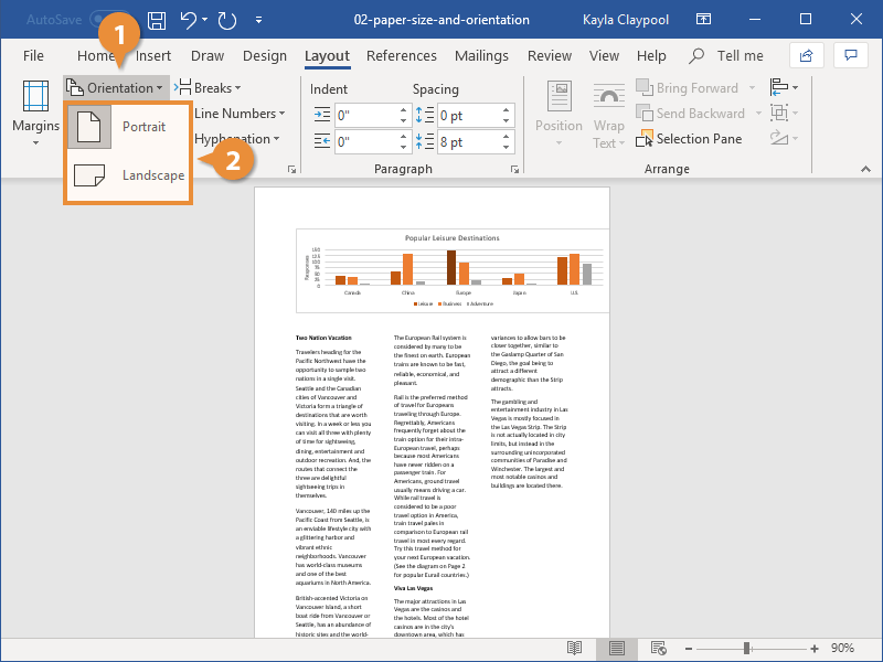 How To Change Page Size In Word CustomGuide