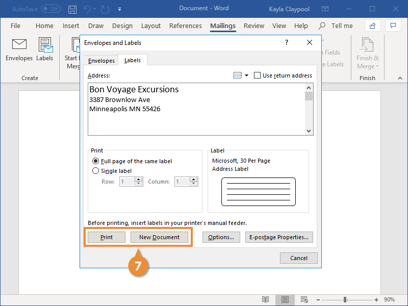  How To Use Label Template In Word Printable Templates