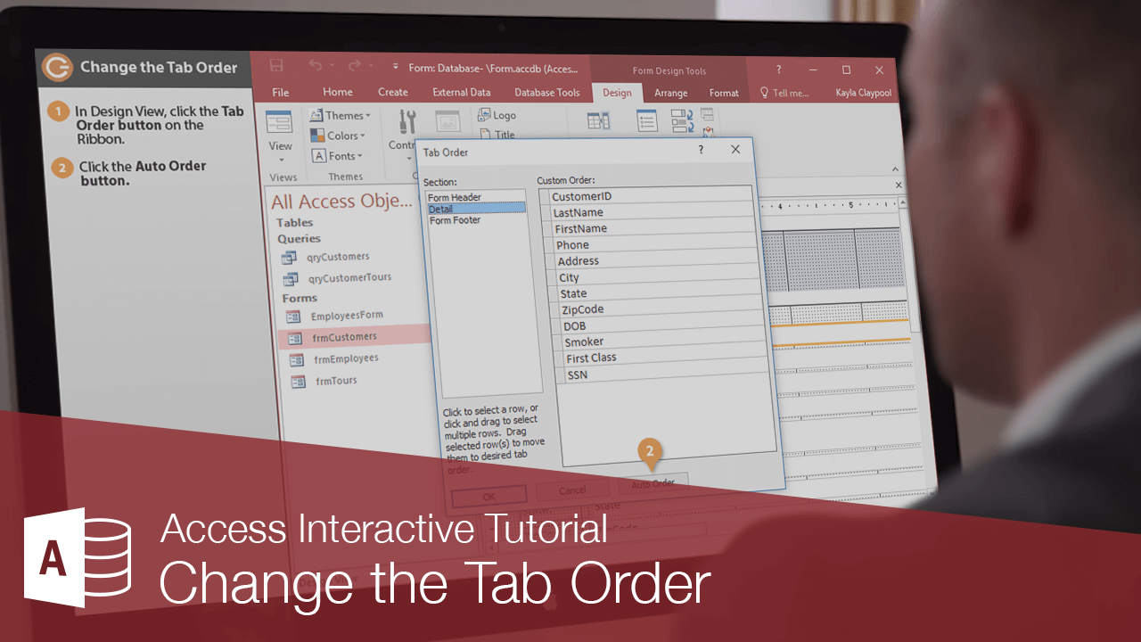 Change the Tab Order