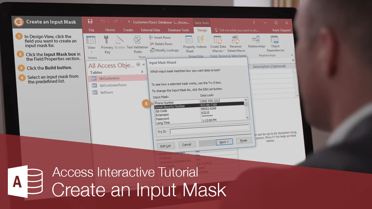 Create an Input Mask
