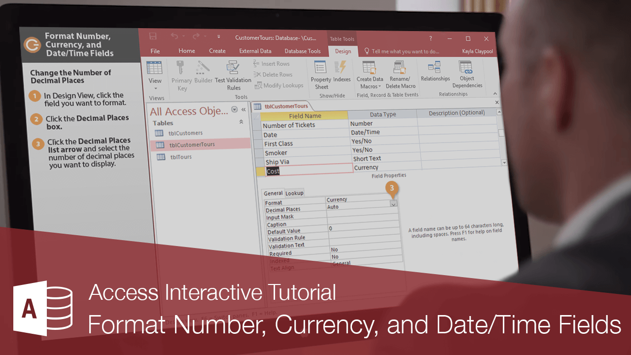 Format Number, Currency, and Date/Time Fields