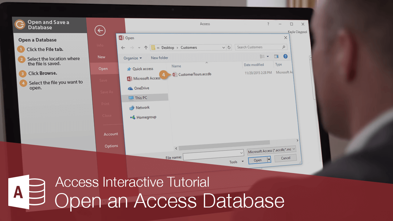 Open an Access Database