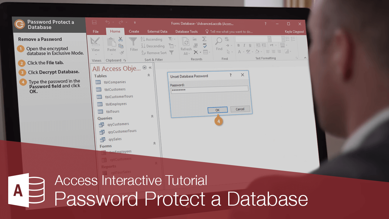Password Protect a Database