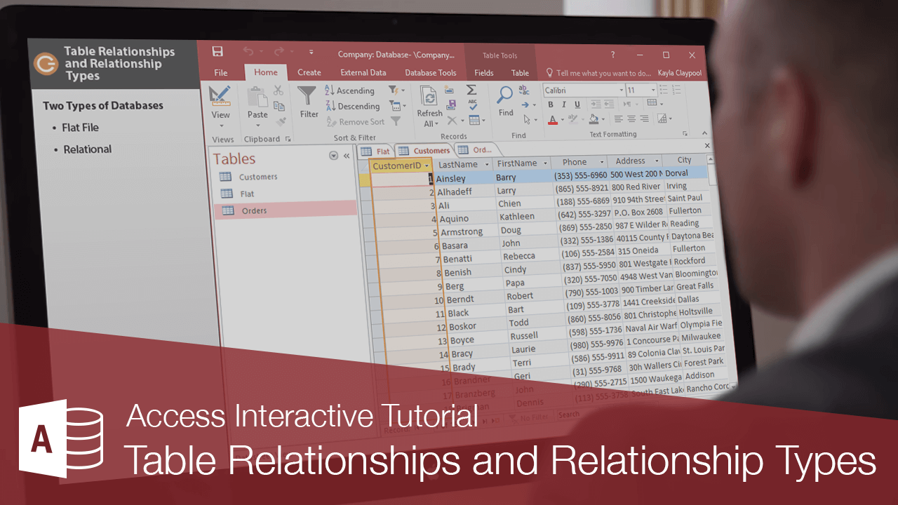 Table Relationships and Relationship Types