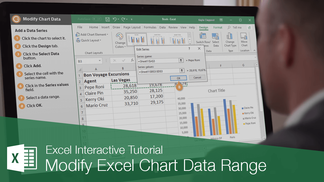 Modify Excel Chart Data Range