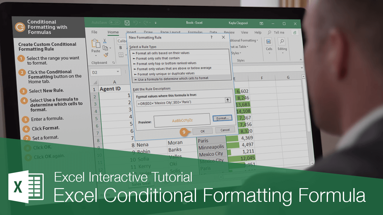 Excel Conditional Formatting Formula