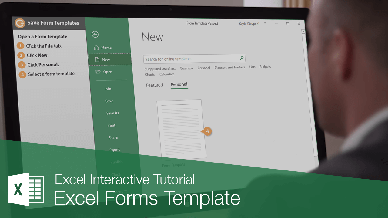 Excel Forms Template from www.customguide.com