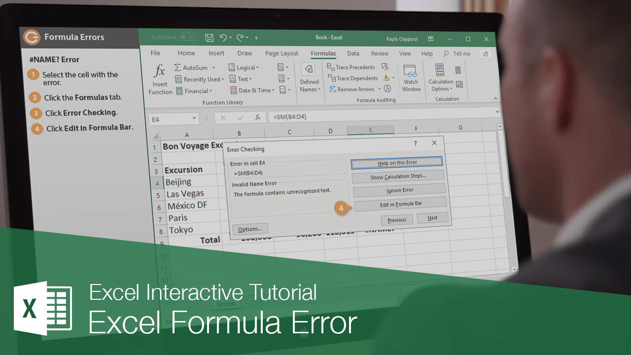 Excel Formula Error