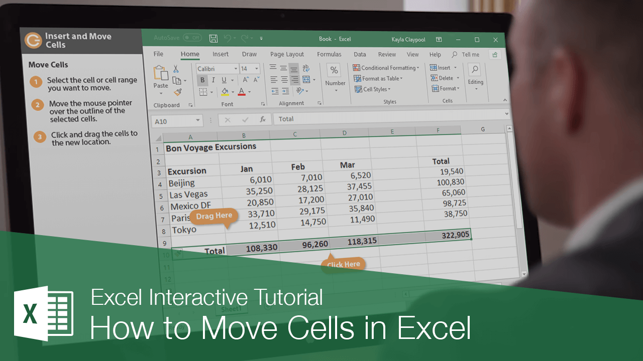 How to Move Cells in Excel