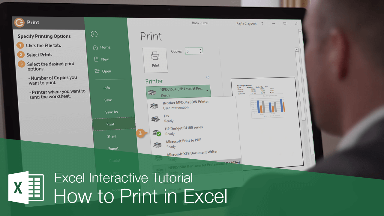 How to Print in Excel