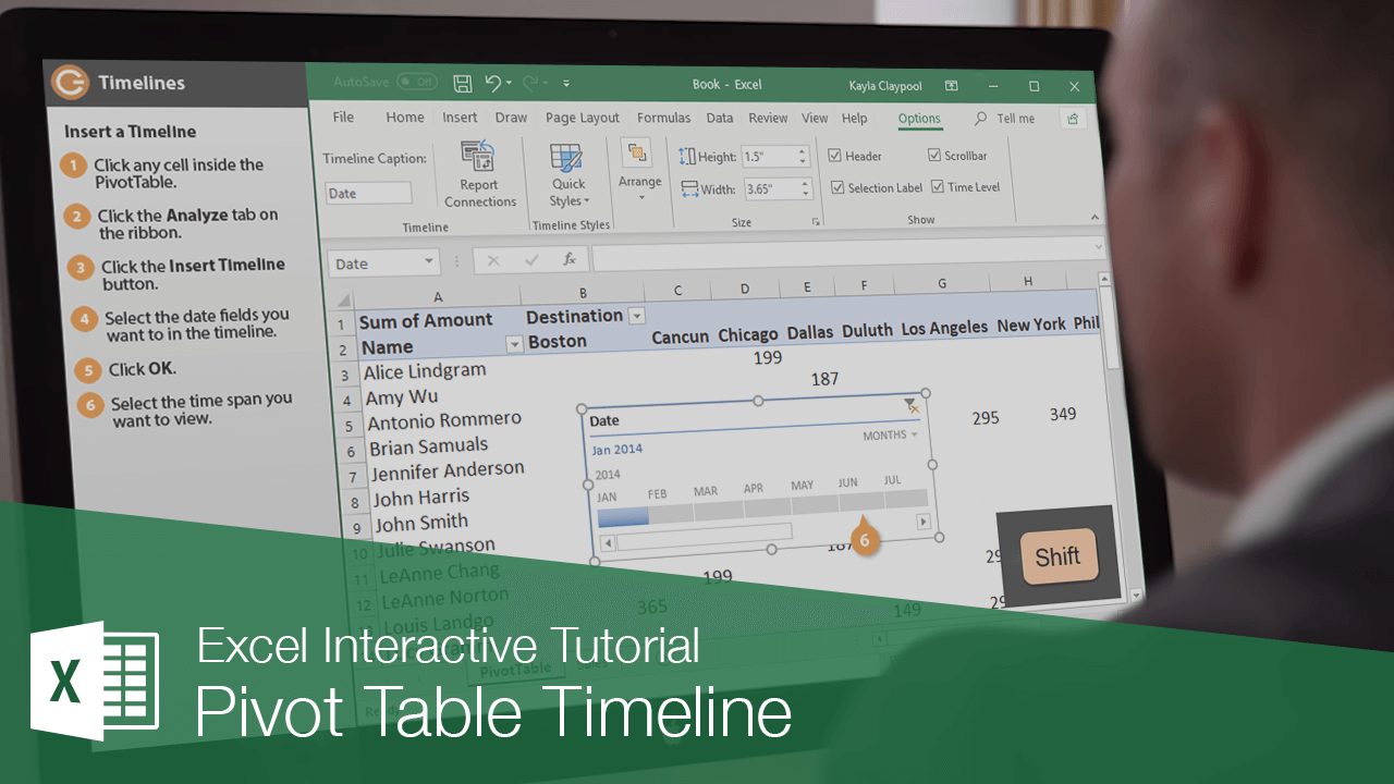 Pivot Table Timeline