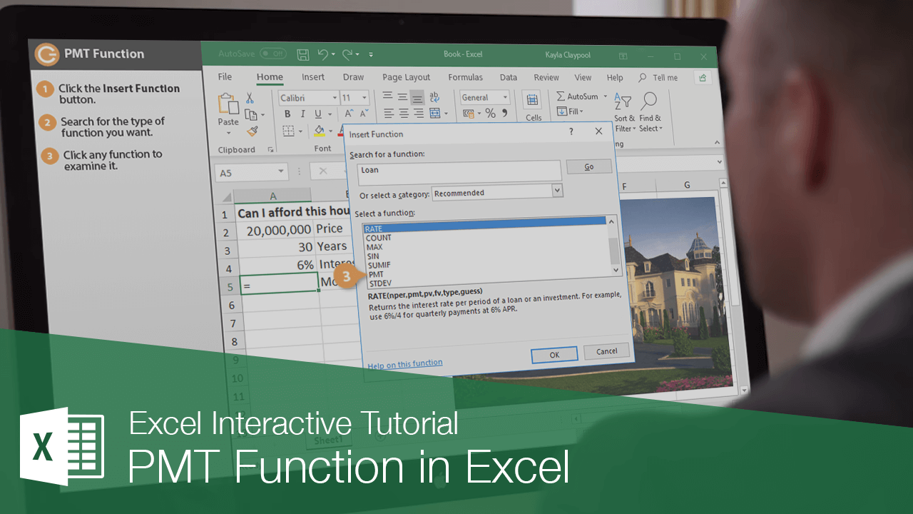 PMT Function in Excel