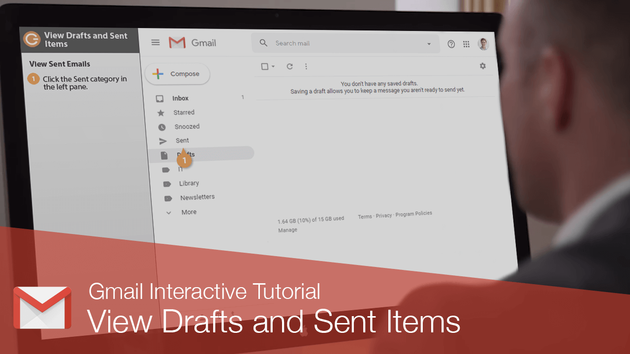 View Drafts and Sent Items