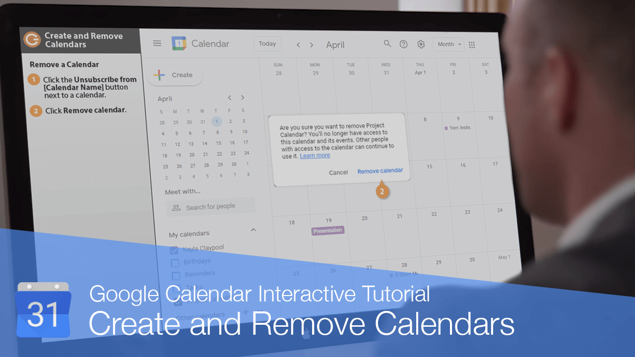 Create and Remove Calendars