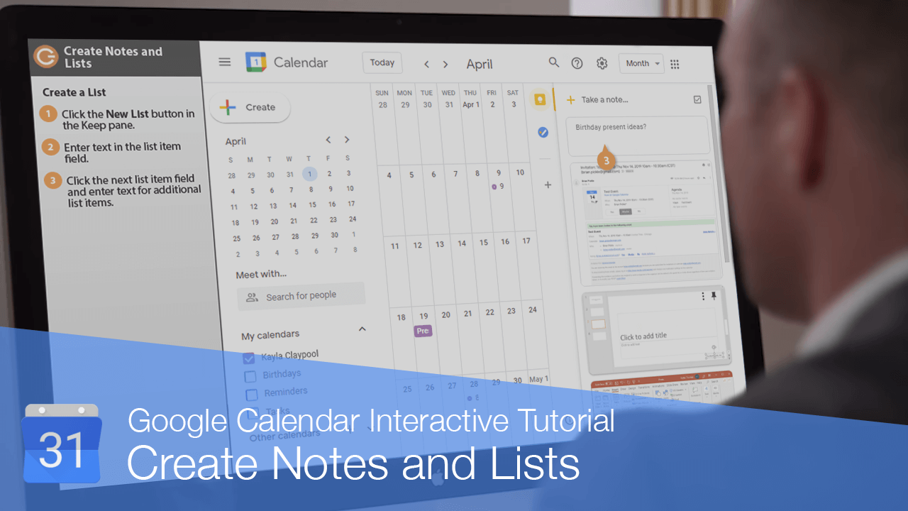 Create Notes and Lists