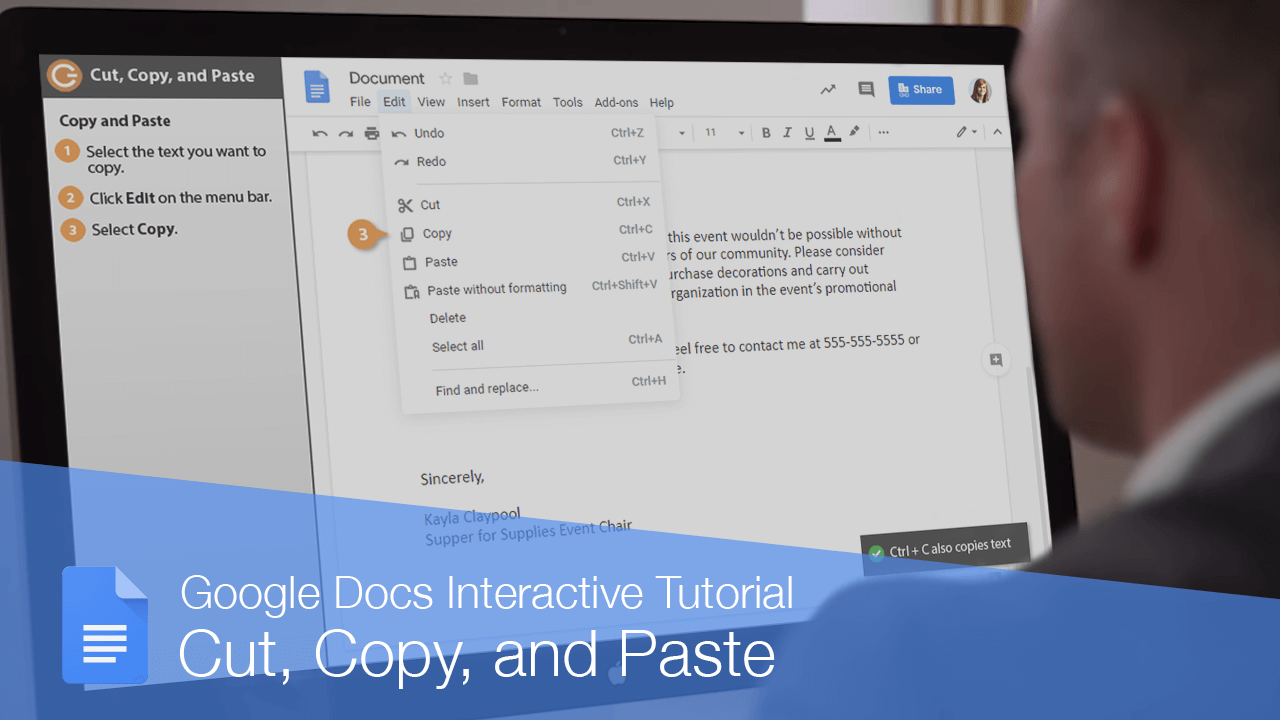 Cut Copy And Paste Customguide