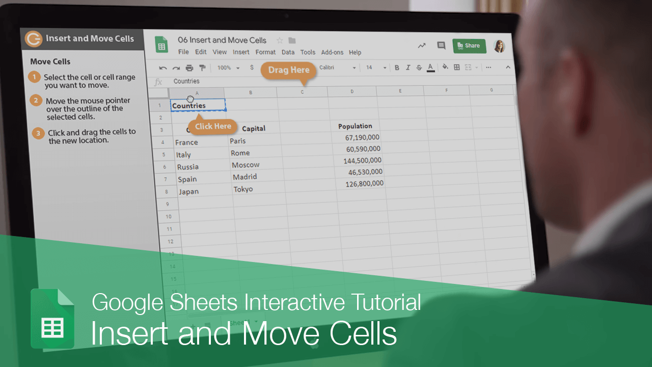 Insert and Move Cells