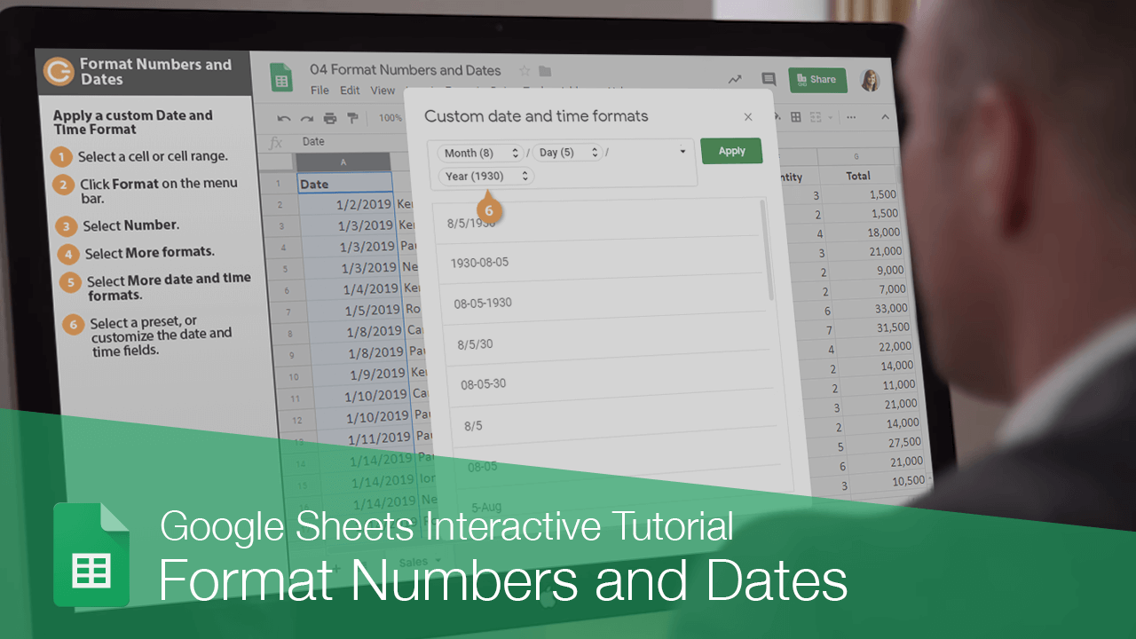 Format Numbers and Dates