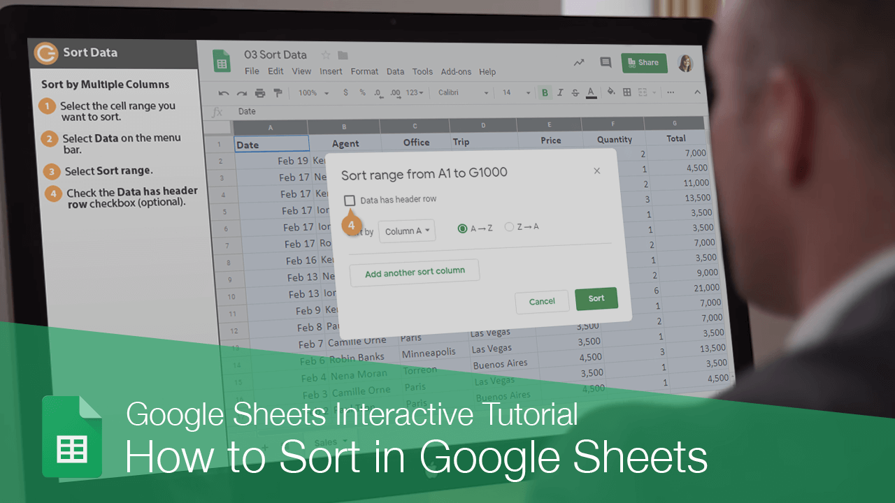 How to Sort in Google Sheets