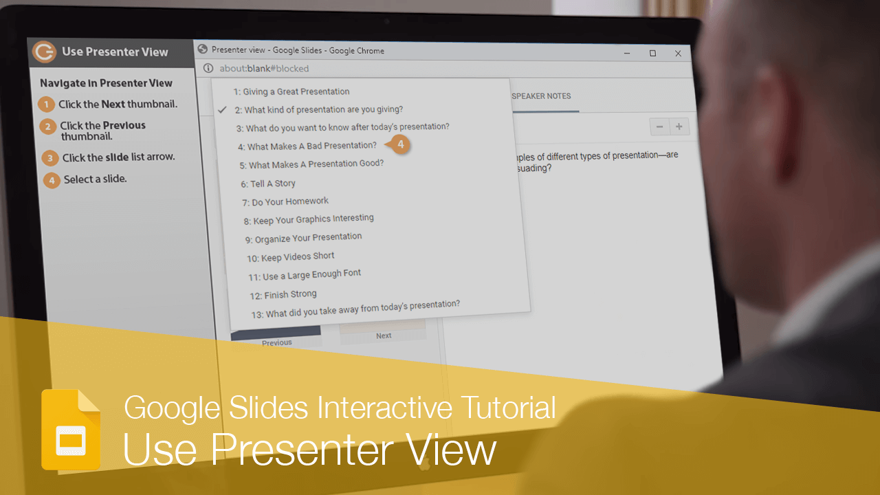 Use Presenter View