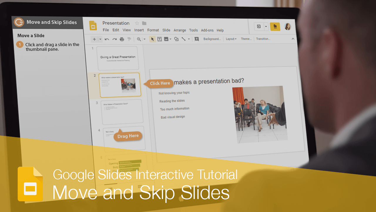 Move and Skip Slides