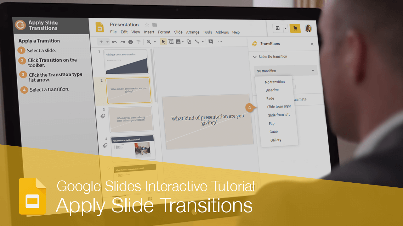 Apply Slide Transitions