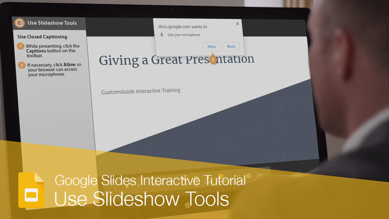 Use Slideshow Tools