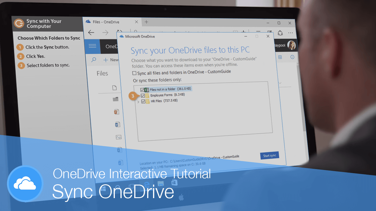 Sync OneDrive