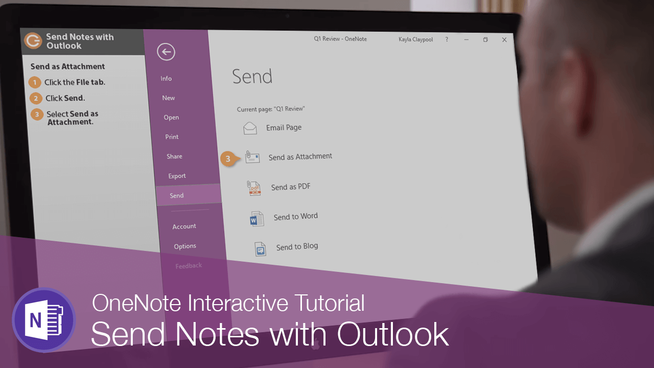 Send Notes with Outlook