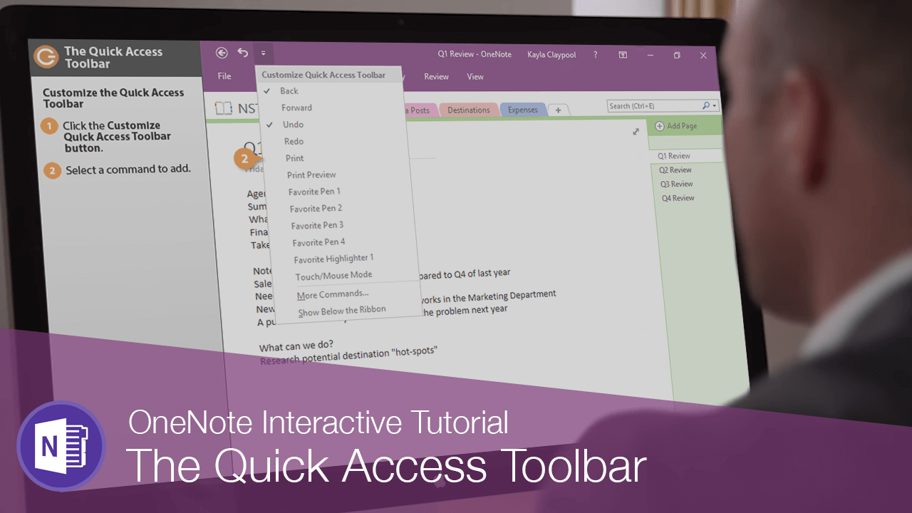 The Quick Access Toolbar