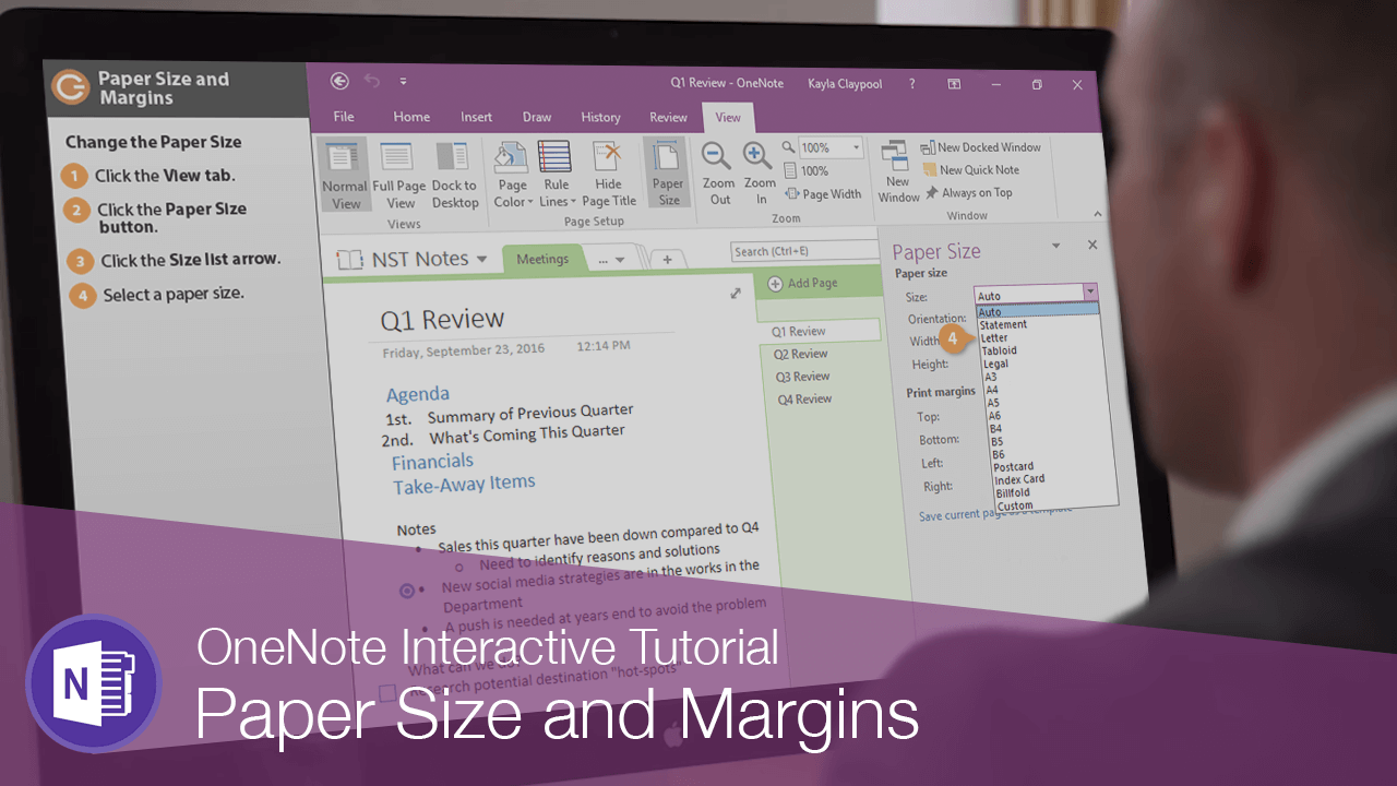 Paper Size and Margins