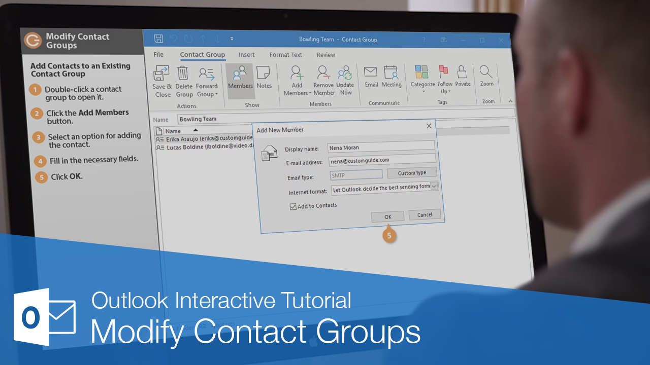 Modify Contact Groups