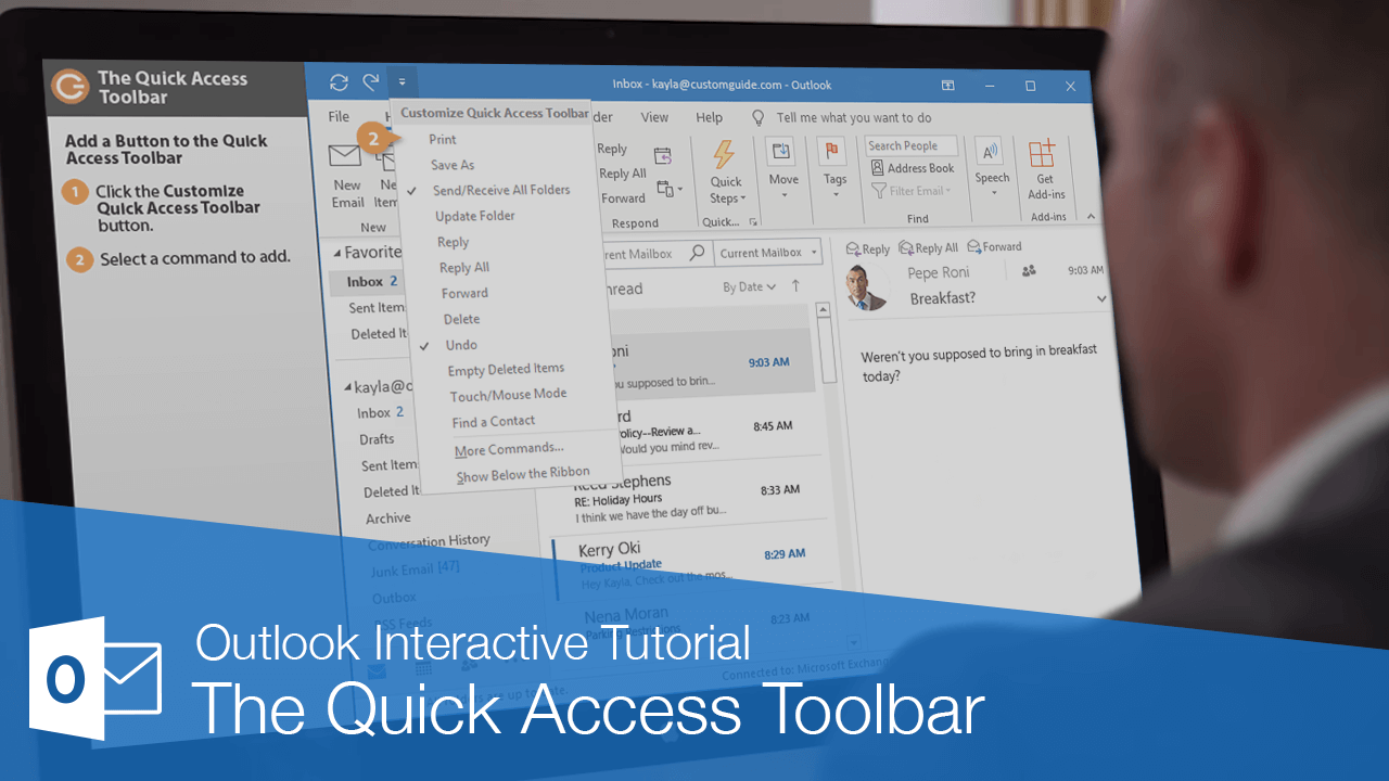 The Quick Access Toolbar