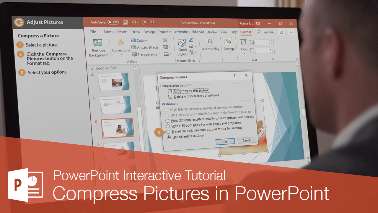 Compress Pictures in PowerPoint