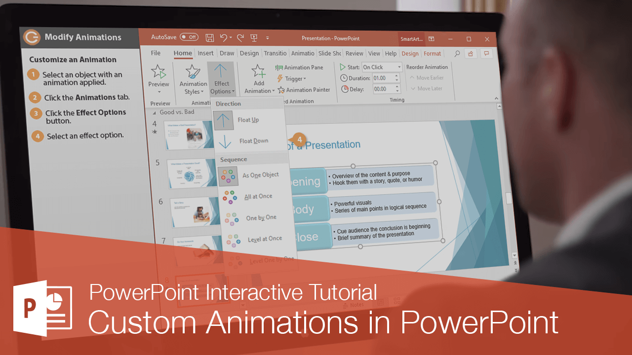 Custom Animations in PowerPoint