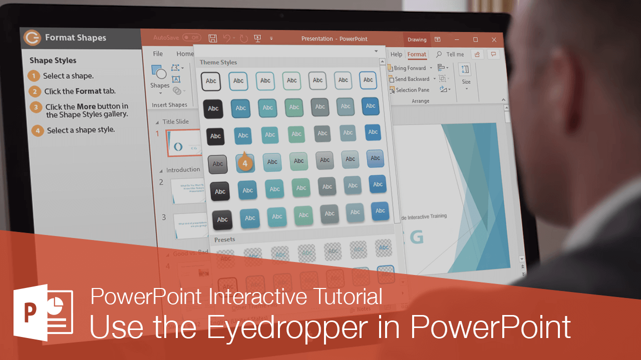 Use the Eyedropper in PowerPoint