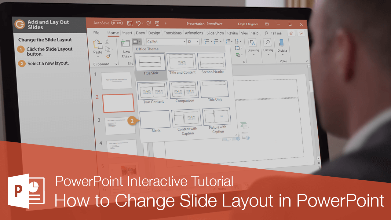 change powerpoint slideshow to presentation