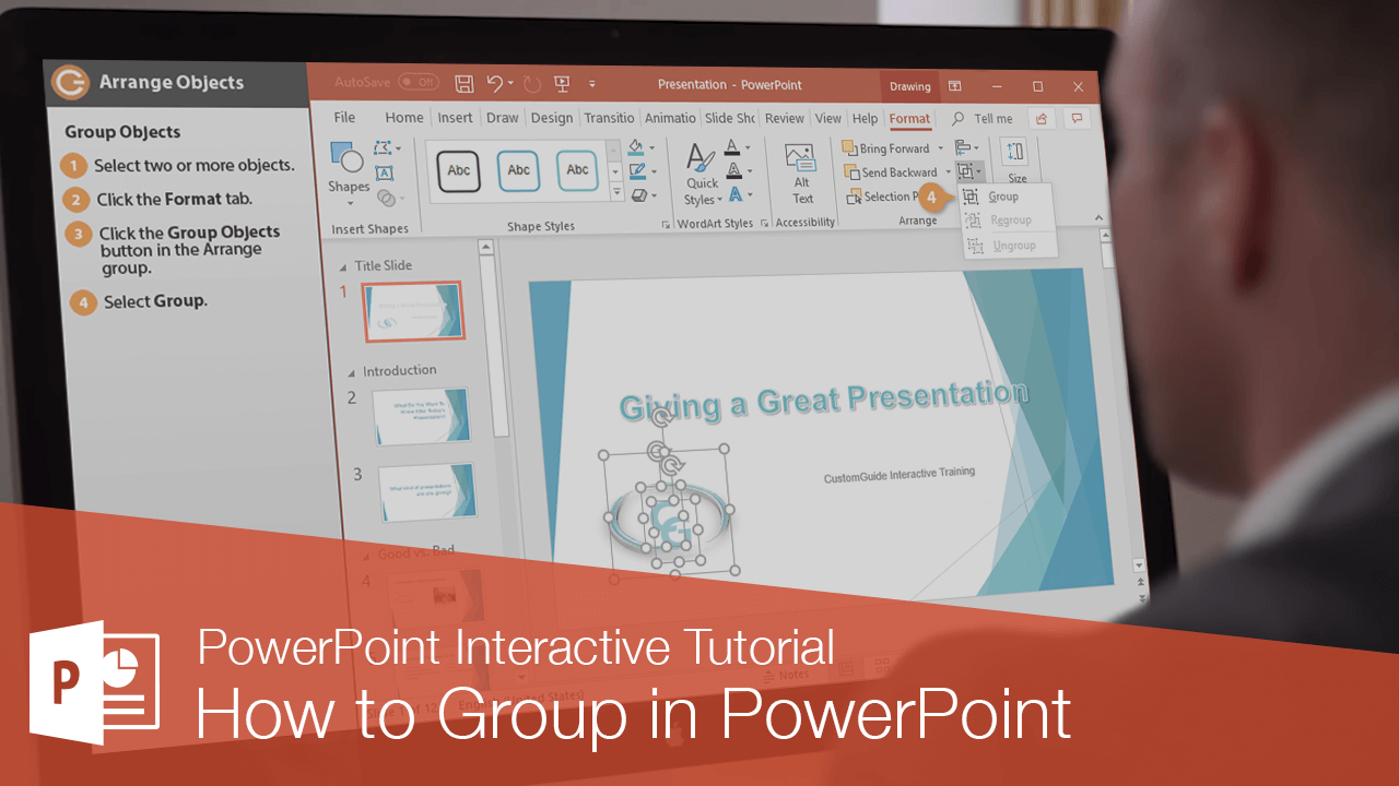 how to make a group presentation on powerpoint