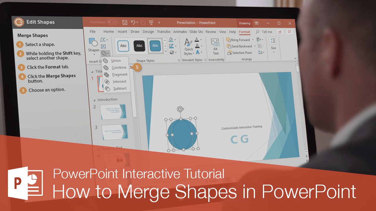 How to Merge Shapes in PowerPoint
