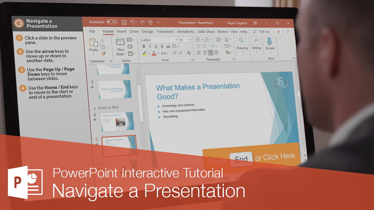 Navigate a Presentation