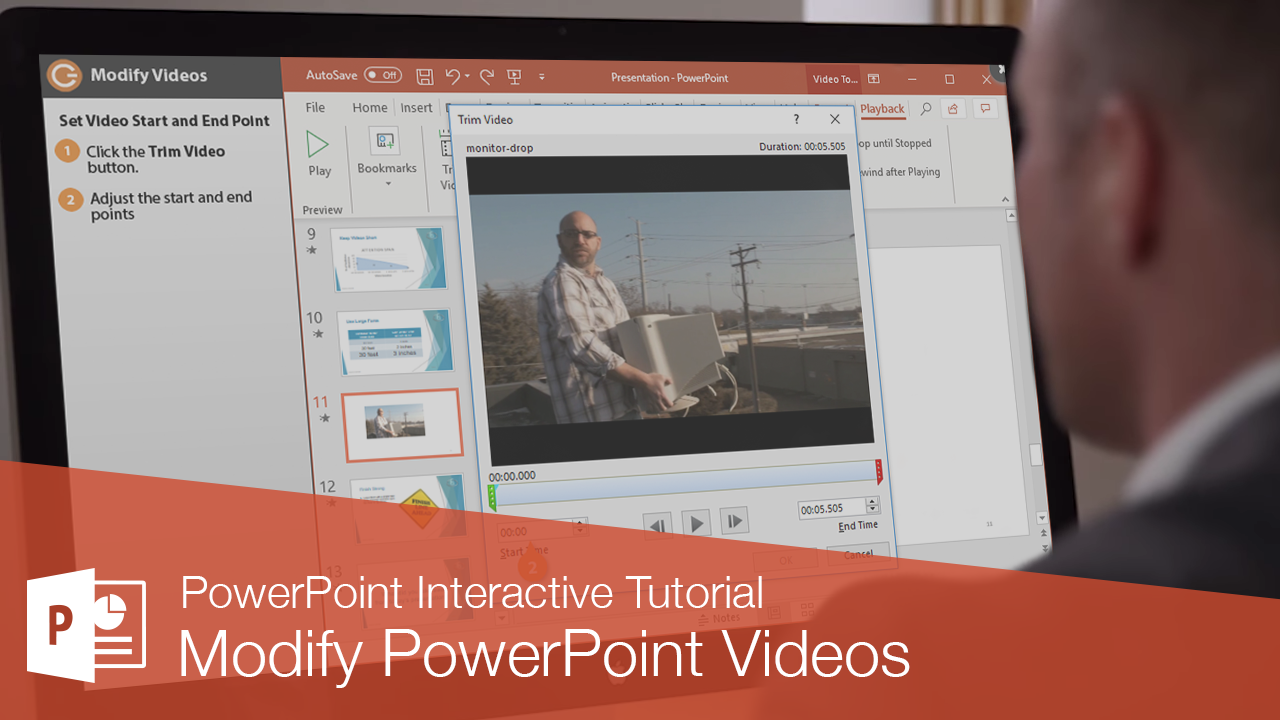 Modify PowerPoint Videos