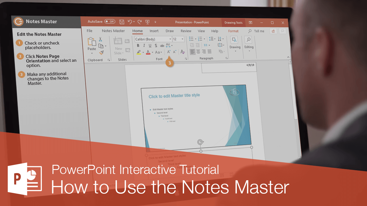 How to Use the Notes Master