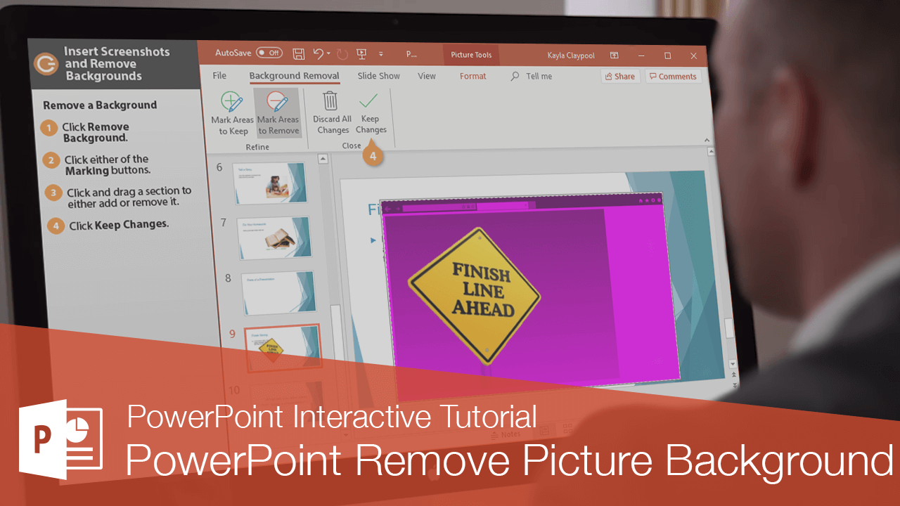 PowerPoint Remove Picture Background | CustomGuide