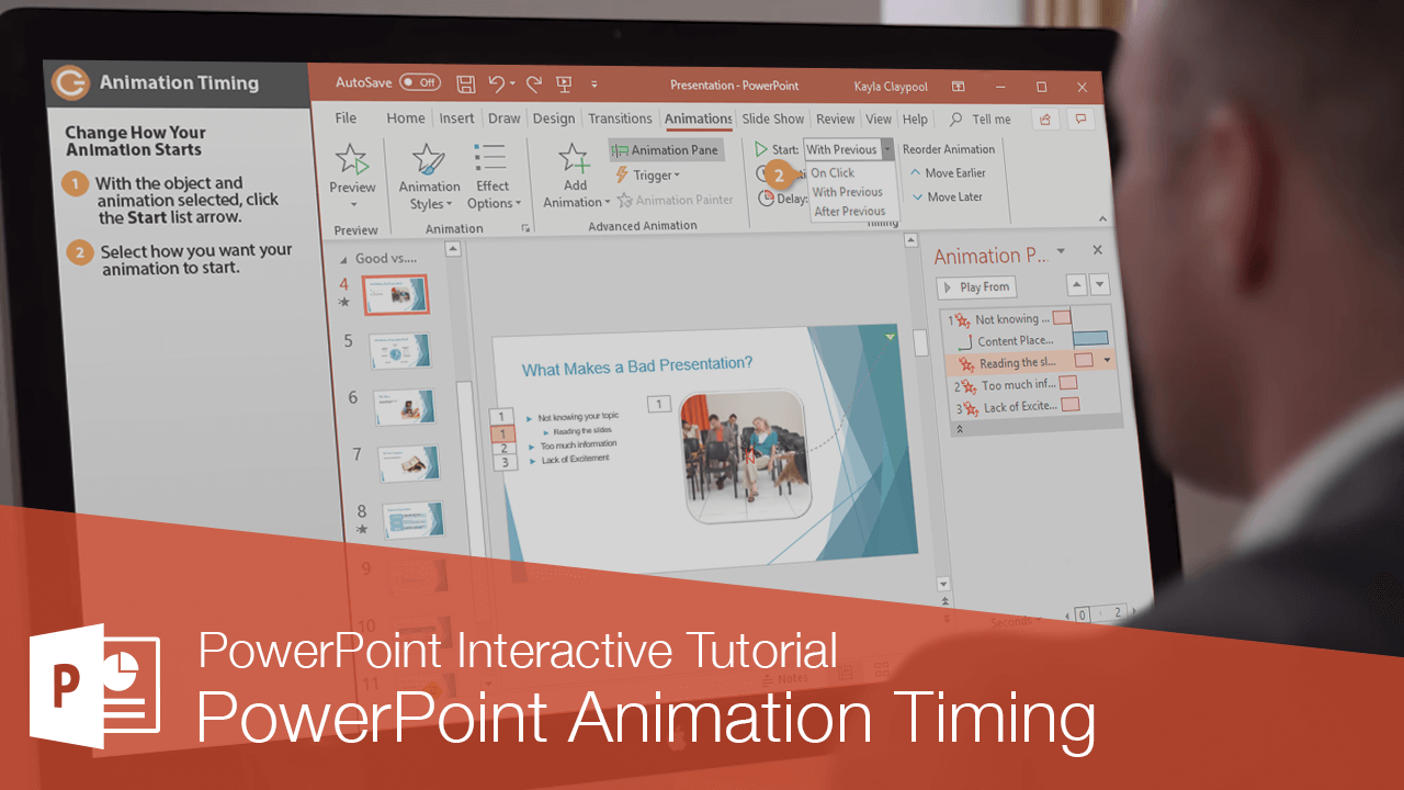 PowerPoint Animation Timing