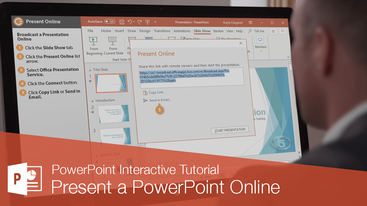 Present a PowerPoint Online