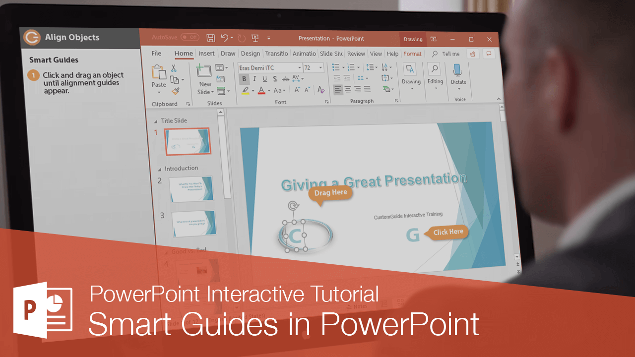 Smart Guides in PowerPoint