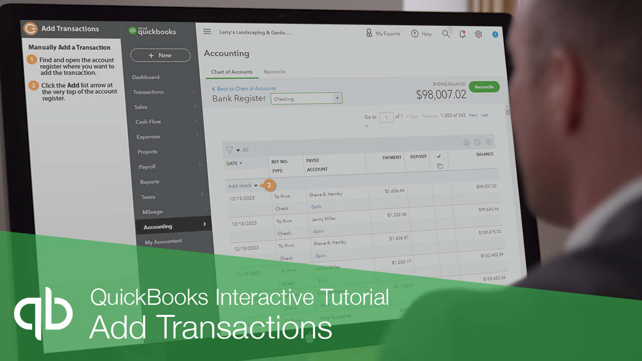 Add Transactions