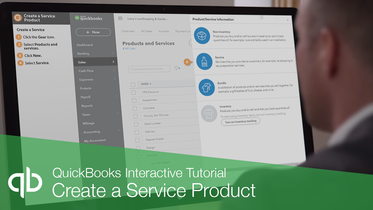 Create a Service Product