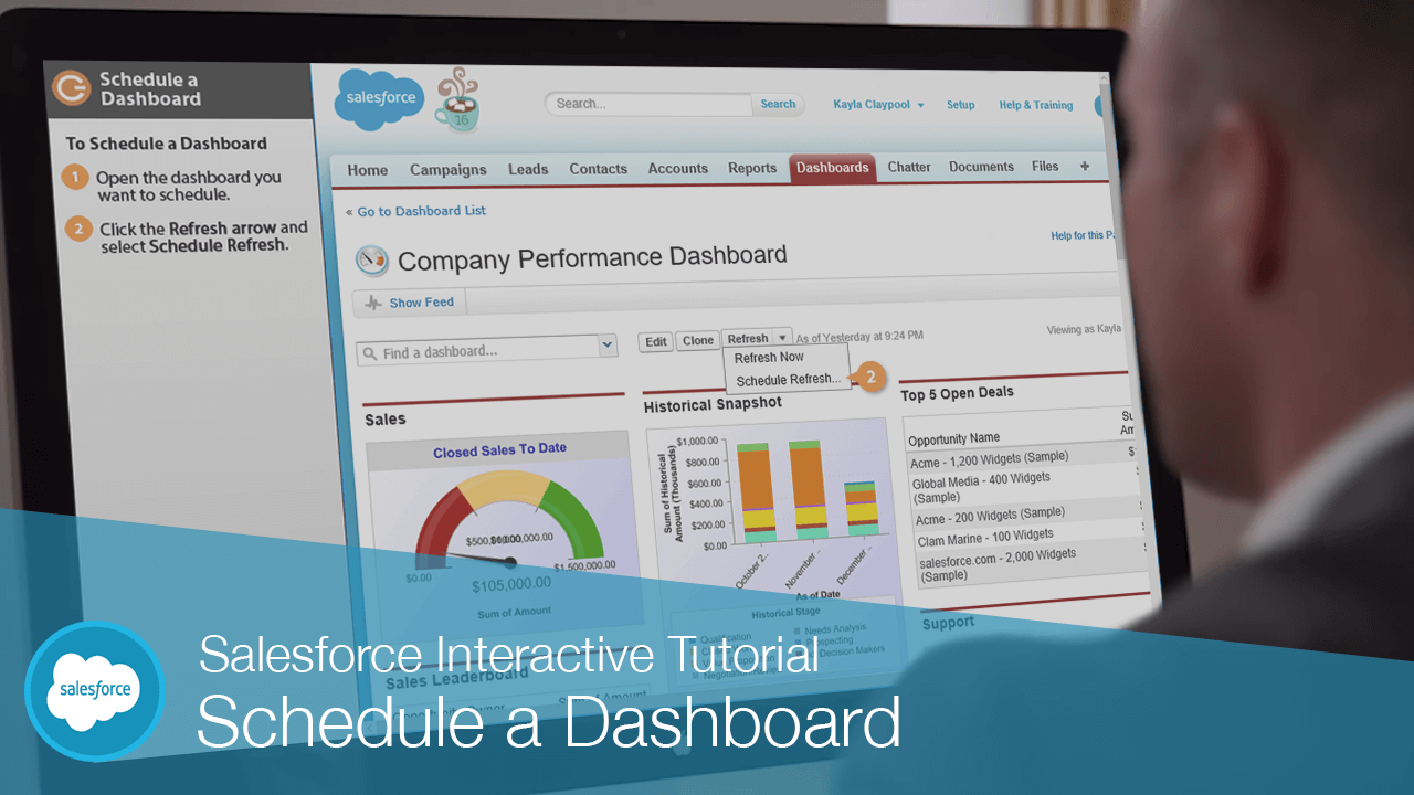 Schedule a Dashboard